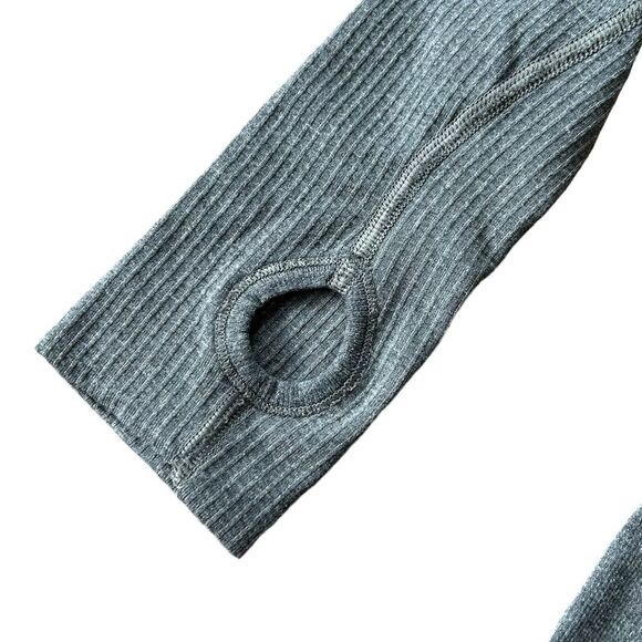 Lululemon Women’s 10 Swiftly Tech Long Sleeve Tee Heather Gray Sporty Athletic - Picture 6 of 6